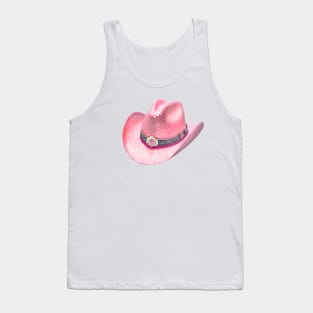 Sparkly Cowgirl Hat for Rodeo Queens Tank Top